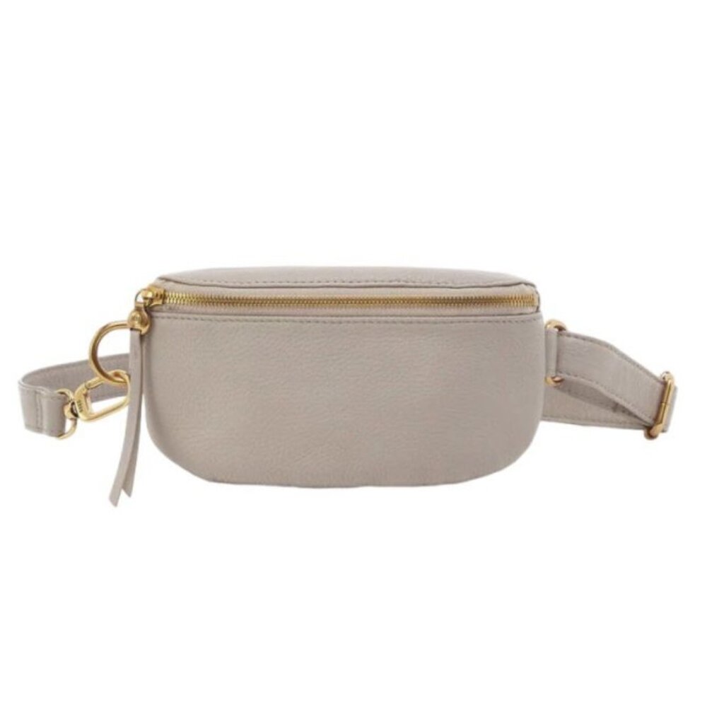 HOBO Fern Belt Bag Taupe Genuine Leather NWT Dust Bag